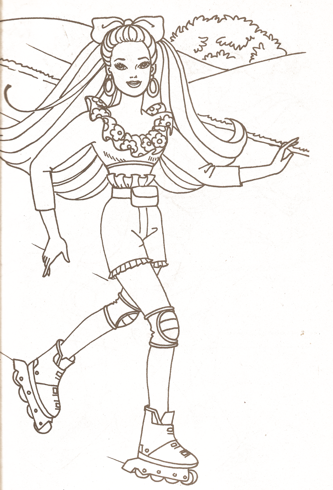 Download Miss Missy Paper Dolls: Barbie coloring pages part 2