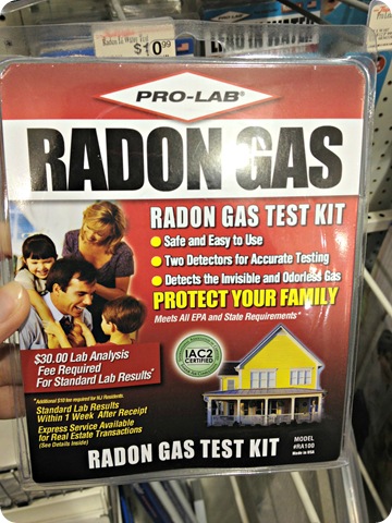 radon test kit