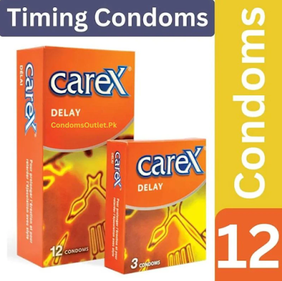Delay No More Carex Delay Condoms 12s for Enhanced Intimacy