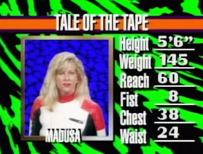 WCW Clash of the Champions 21 - Madusa's Tale of the Tape
