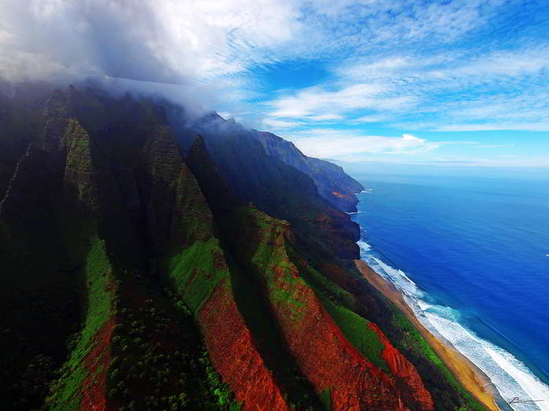 Kauai island coast