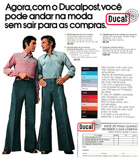 propaganda Ducal - década de 70. Anos 70. moda anos 70. propaganda decada de 70. reclame anos 70. Oswaldo Hernandez.