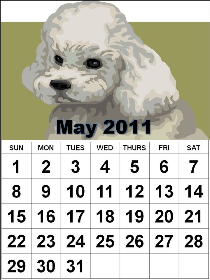 calendar template may 2011. Calendar Template - May