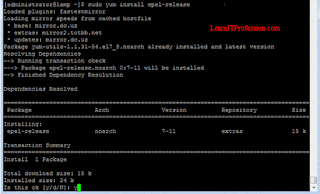 install and configure lamp on redhat 7