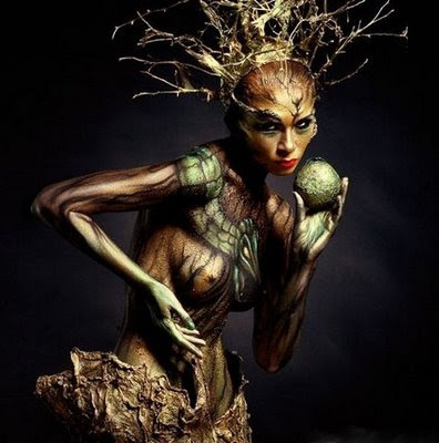 Female Illustrated Body Art