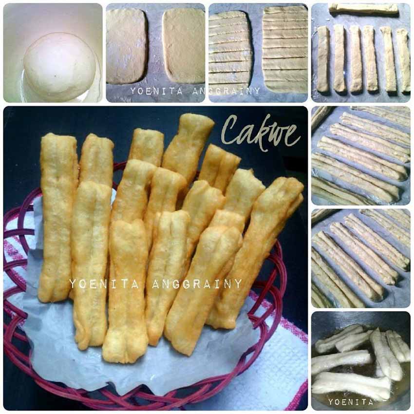 Resep Membuat Cakwe Super Gampang dan Praktis. No Telur dan No Mentega. Hasilnya Empuk dan Enak Banget