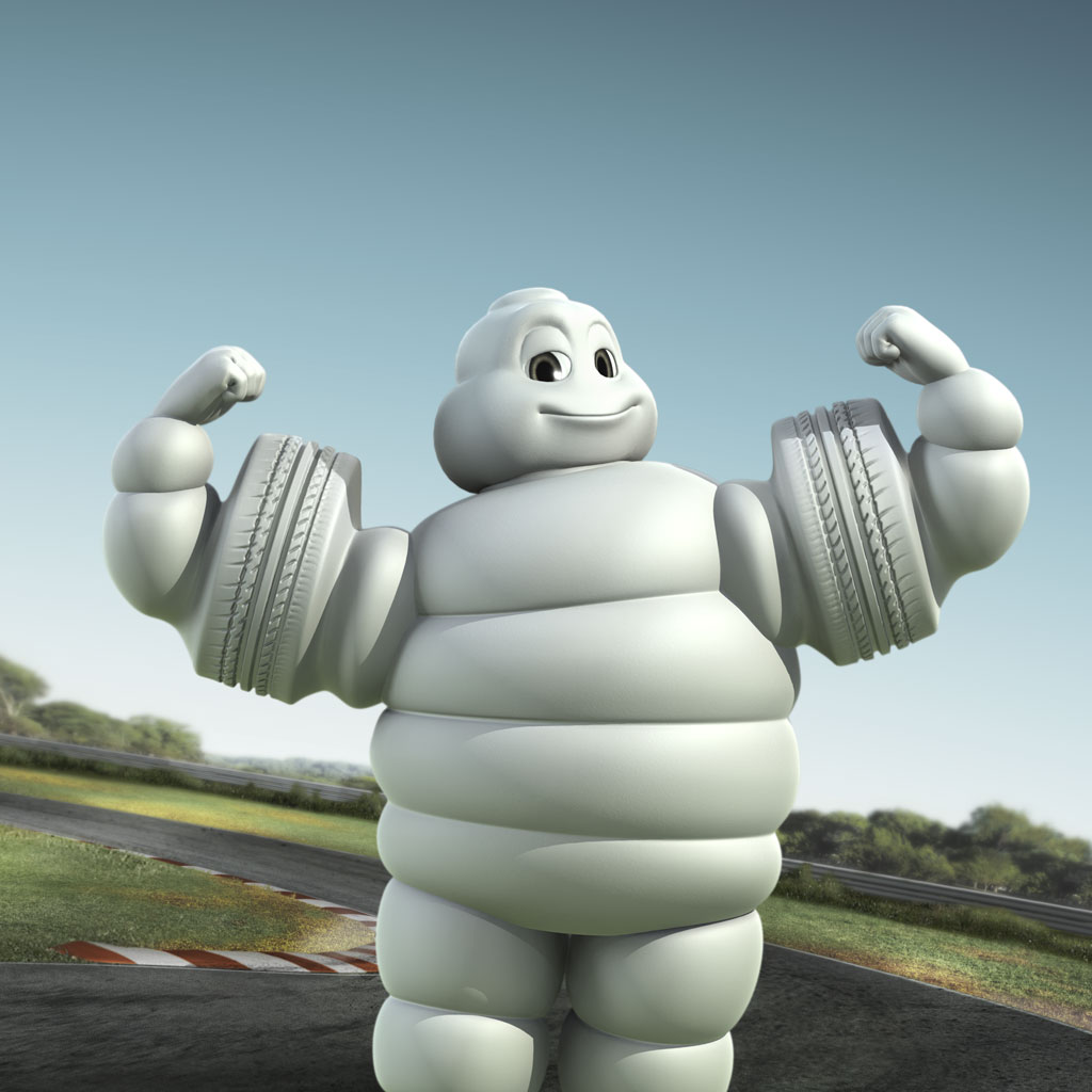 The Michelin Man's become a superhero of sorts--somewhat slimmer and ...