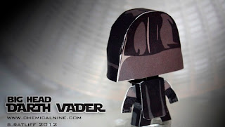 darth vader papercraft model