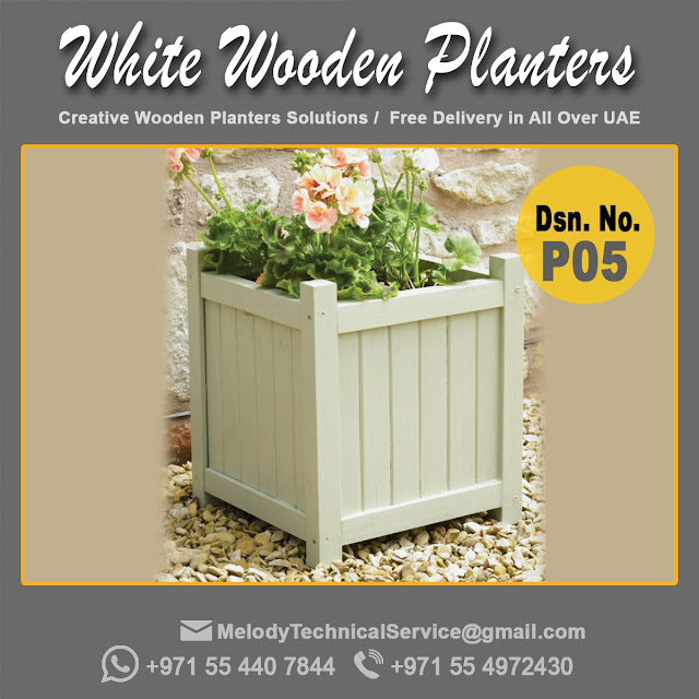 Wooden Planter Box in Sharjah Abu Dhabi Dubai