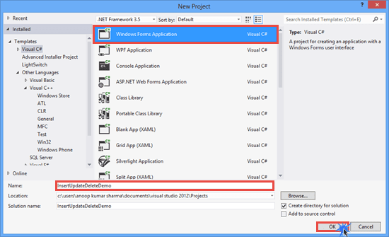 Insert, Update and Delete Records in a C# DataGridView