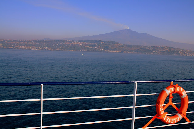 View of Etna from the sea, Sycylia, Sicily, Mickiewicz