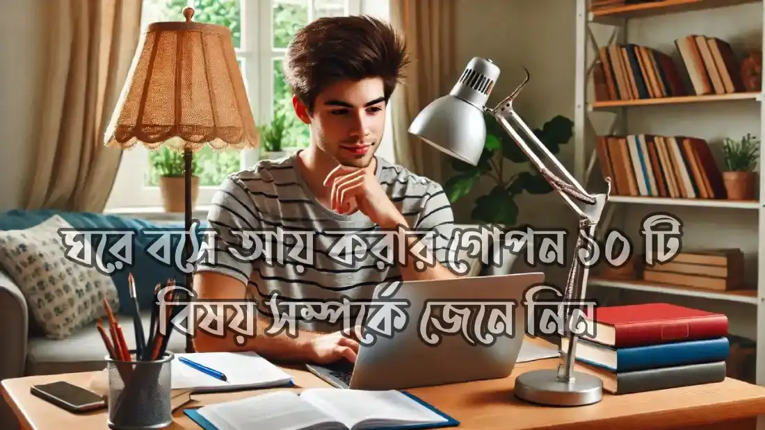 ঘরে বসে আয় করার গোপন ১০ টি বিষয় সম্পর্কে জেনে নিন