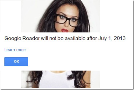 google reader closing date