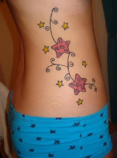 Side Body Tattoo Ideas With Star Tattoo Designs With Pictures Side Body Star Tattoos For Female Tattoo Galleries 2