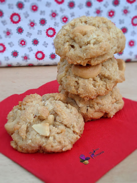 anacardos, coco, coco y anacardos, galletas, galletas de anacardos, galletas de coco, galletas de coco y anacardos, reto 101, 