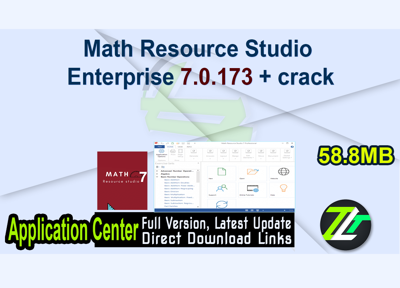 Math Resource Studio Enterprise 7.0.173 + crack