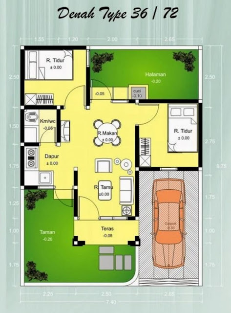   Desain Rumah Minimalis Modern Mungil