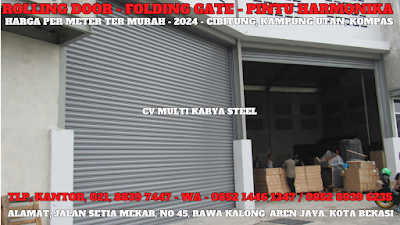 GAMBAR, DAFTAR, HARGA, ROLLING DOOR, PER METER, MURAH, TERBARU, CIBITUNG, 2024