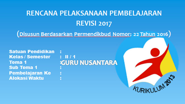 RPP Kurikulum 2013 Kelas 2 SD Tema 1 Subtema 1 