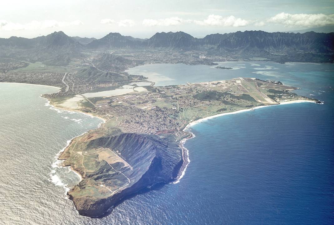 You're looking at what was Kaneohe Marine Corps Air Station in the late 80's 