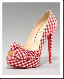 Christian Louboutin Gressimo Gingham Gressimo Pump