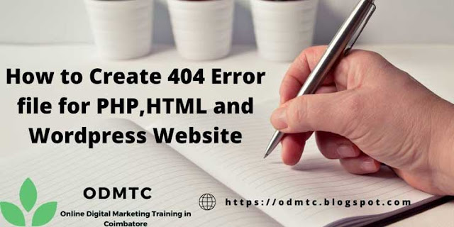 How-to-Create-404-Error-file-for-PHP,HTML-and-Wordpress-Website