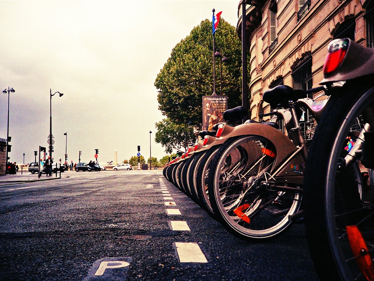 Bicycle Parking Lomo Style Pictures Lomo Wallpaper With The Film ...