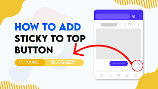 How To Add Responsive Sticky To Top Button With Scroll Progress
