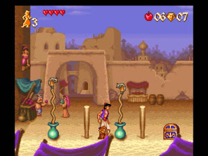 Screen Shot Of Aladdin And Lion King (1993/94) Full PC Game Free Download At worldfree4u.com