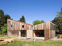 Vintage house Barn Design Features Hundred Year Old Barn Board Siding