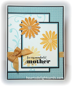 Hand crafted Mother's Day Card, card making, paper crafting