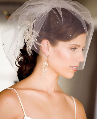 bridal hair styles with veil