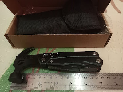 Tampilan Multitools RIGWARL R4 Berukuran 16cm