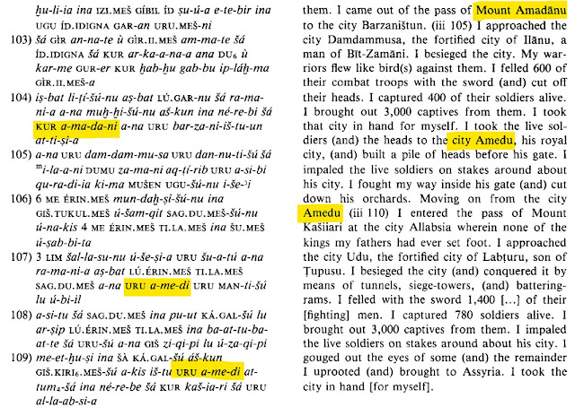 A. Kirk Grayson, (2002) Assyrian Rulers of the Early First Millenium, Toronto, Weşanên Zanîngeha Torontoyê r. 220