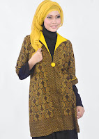 model baju batik muslim