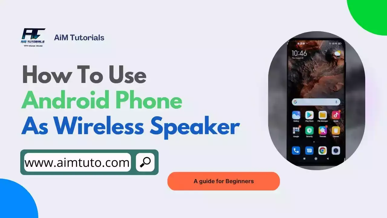 use android phone as wireless speaker