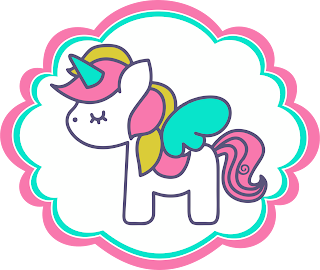 Clipart de Unicornios para Scrapbook. 