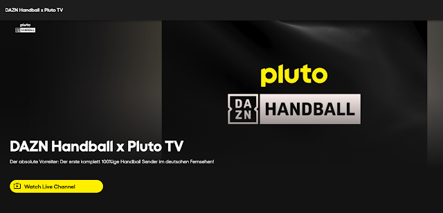 „DAZN Handball x Pluto TV“