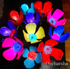 Egg carton flowers (14)