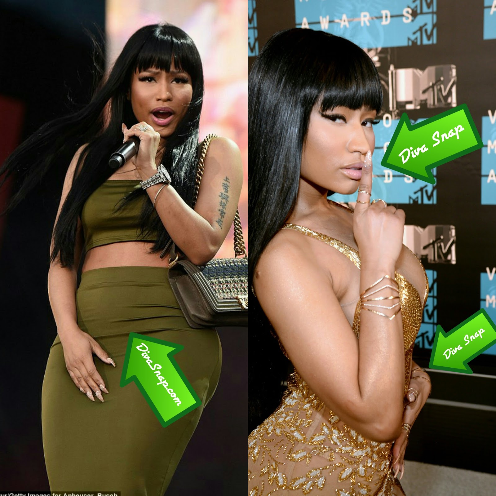 DIVASNAPCOM SO THE BARBZ HAS PUT NICKI MINAJ ON BABY BUMP WATCH