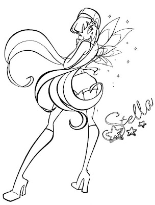 Fairy Coloring Pages on The Winx Club Fairies For You To Color Choose The Fairy You Like Best