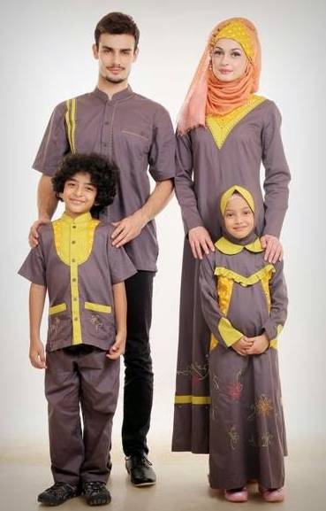 Ide Baju Muslim Sarimbit Keluarga Style Fashion Lebaran 