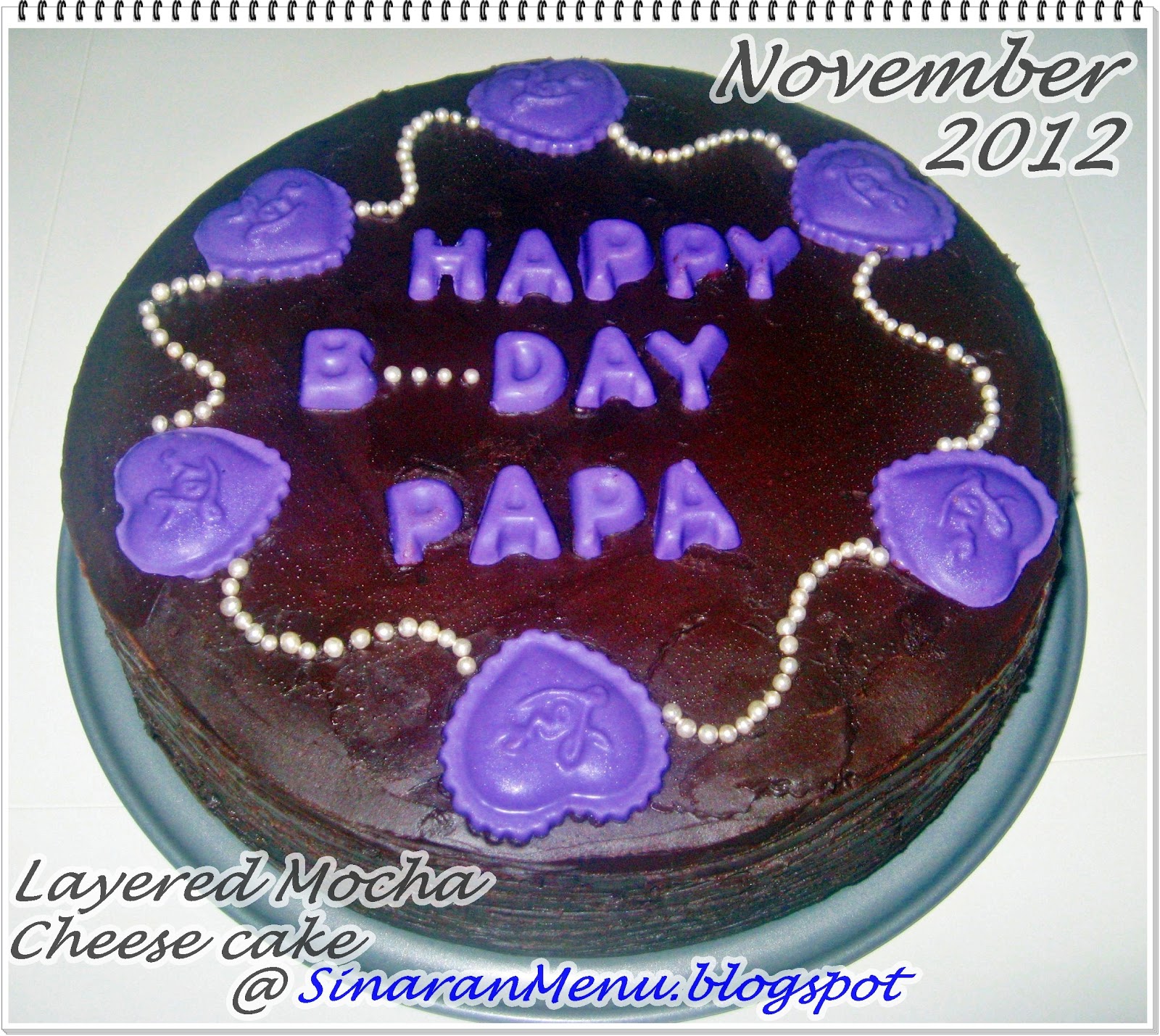 SinaranMenu: Layered Mocha Cheese Cake