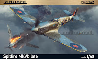 Eduard 1/48 Spitfire Mk. Vb late (82156) Colour Guide & Paint Conversion Chart