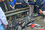Laka Lantas Di Flyover Baros