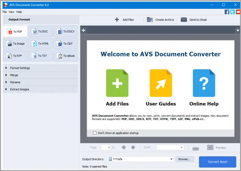 AVS Document Converter  :  Δωρεάν εφαρμογή  μετατροπής εγγράφων και δημιουργίας  eBooks