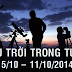 Bầu trời trong tuần từ 5/10 tới 11/10/2014