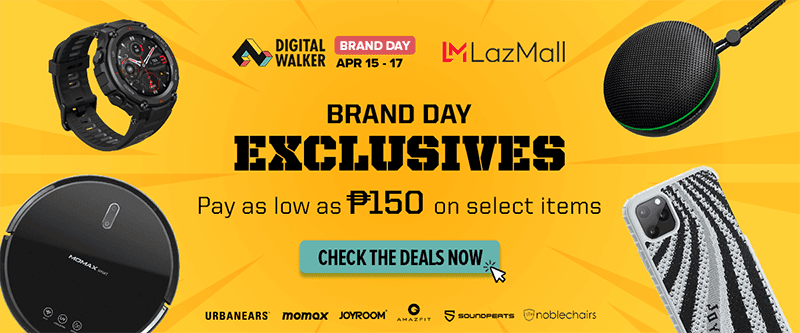 Digital Walker announces Lazada Brand Day sale starting April 15!