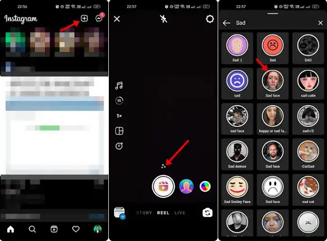 Cara Menggunakan Filter Wajah Sedih di Instagram-1