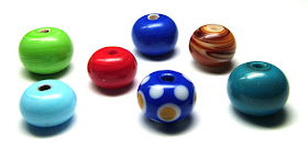 My first few lampwork beads